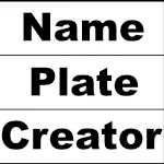 Name plate creator